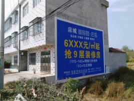 济源墙体广告质量分析