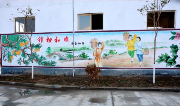 济源乡镇文化墙 乡风文明焕发新活力