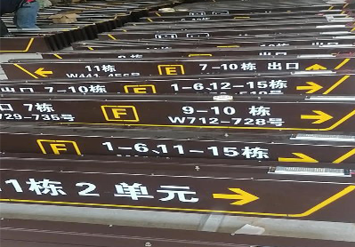 济源广告标识中，常见的几种安装方式。