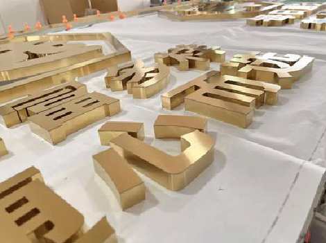 济源拉丝不锈钢字的特点。